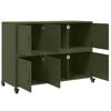 vidaXL Sideboard Olive Green 100.5x39x72 cm Steel