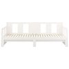 vidaXL Pull-out Day Bed without Mattress White 2x(80x200) cm