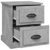 vidaXL Bedside Cabinets 2 pcs Concrete Grey 39x39x47.5 cm Engineered Wood