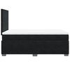 vidaXL Box Spring Bed with Mattress Black 120x200 cm Velvet