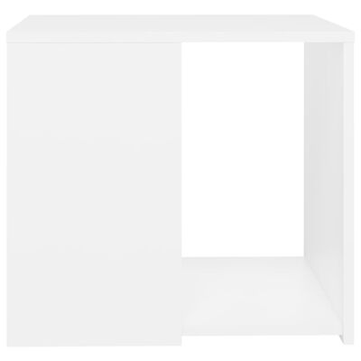 vidaXL Side Table White 50x50x45 cm Engineered Wood