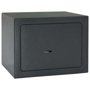 vidaXL Safe Box with Lock Dark grey 23 x 17 x 17 cm Steel