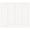 vidaXL Wall Headboard White 141x3x91.5 cm Solid Wood Pine