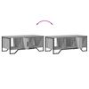 vidaXL Coffee Table Grey Sonoma 100x51x40 cm Engineered Wood