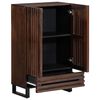 vidaXL Highboard Brown 60x34x100 cm Solid Wood Mango