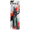YATO Figure Tin Snips Right 260 mm Green