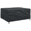 vidaXL Furniture Cover Plain Black 200 x 165 x 80 cm 420D