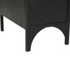 vidaXL Double Pedestal Desk Solid Firwood and Steel 120x50x76 cm