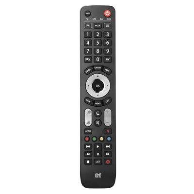 One For All 4-in-1 Remote Control Evolve 4 Black