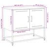 vidaXL TV Cabinet Pink 68.5x39x60.5 cm Steel