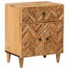 vidaXL Bedside Table Brown 50 x 33 x 60 cm Solid Mango Wood