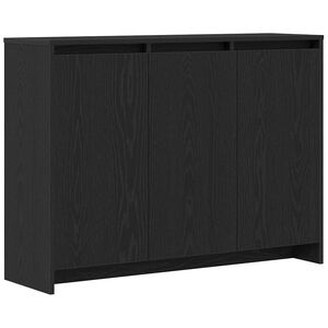 vidaXL Sideboard Black 102 x 33 x 75 cm Engineered wood