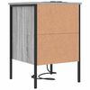 vidaXL Bedside Cabinet with Drawer 2 pcs Grey Sonoma 42 x 41 x 61 cm