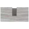 vidaXL Bathroom Cabinet Grey Sonoma 65x33x60 cm Engineered Wood