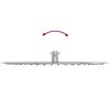 vidaXL Rain Shower Head Stainless Steel 304 40 cm Round