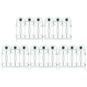 vidaXL Garden Fence Trellis Green 305.5 x 55.5 x 0.3 cm