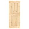 vidaXL Door NARVIK Natural 85 x 210 cm Solid Pine Wood