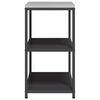 vidaXL Kitchen Storage with Shelf Black 90 x 50 x 92 cm Steel