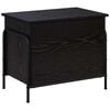 vidaXL Storage Box Black Oak 60 x 40 x 49.5 cm Engineered Wood
