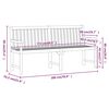 vidaXL Garden Bench 180 cm Solid Acacia Wood