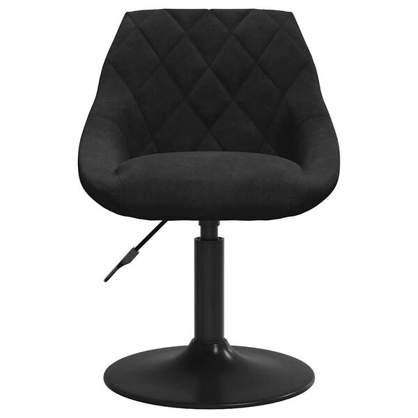 vidaXL Bar Stool Black Velvet