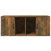 vidaXL TV Cabinet Smoked Oak 100x35x40 cm Engineered Wood