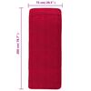 vidaXL Beach Towels 2 pcs Burgundy 75x200 cm Fabric 400 GSM