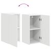 vidaXL TV Cabinet Set 4 pcs High Gloss White Engineered Wood