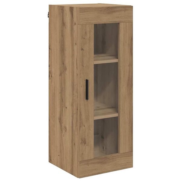 vidaXL Wall Mounted Cabinet Artisan Oak 34.5 x 34 x 90 cm