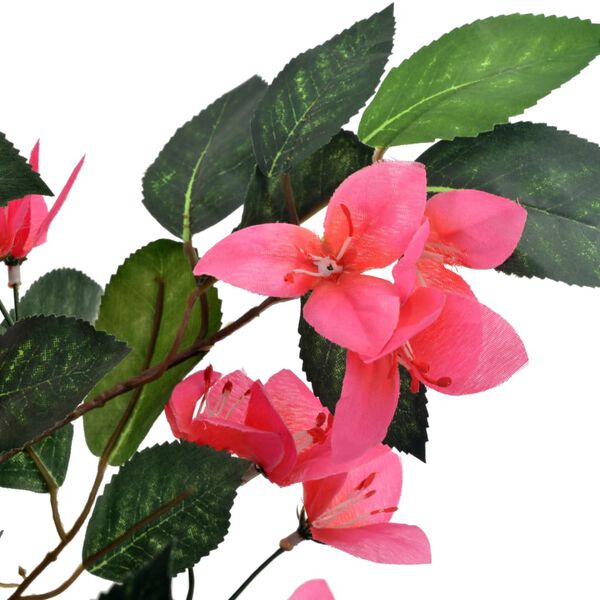 vidaXL Artificial Plant Rhodondendron with Pot Pink 165 cm