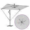 vidaXL Umbrella Sand 294 x 200 x 270 cm Polyester and Aluminium
