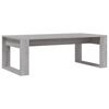 vidaXL Coffee Table Grey Sonoma 102x50x35 cm Engineered Wood