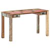 vidaXL Desk 130x55x76 cm Solid Reclaimed Wood
