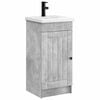 vidaXL Bathroom Vanity with Sink Concrete Grey 42 x 40 x 84.5 cm