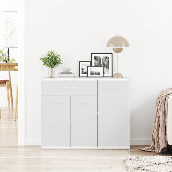 vidaXL Sideboard White 88x30x70 cm Engineered Wood