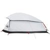 vidaXL Camping Tent Dome 1-Person White Blackout Fabric Waterproof