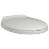 vidaXL Soft-close Toilet Seat White Oval