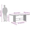 vidaXL Garden Table with Glass Top Black 190x80x74 cm Poly Rattan