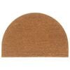 vidaXL Door Mat Natural Half Round 60x90 cm Tufted Coir
