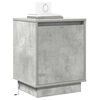 vidaXL Bedside Cabinet Concrete Grey 39 x 34.5 x 50 cm Engineered wood