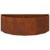 vidaXL Planter Rusty 120 x 60 x 35 cm Weathering Steel