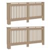 vidaXL Radiator Cover 2 pcs Sonoma Oak 172 x 19 x 81.5 cm