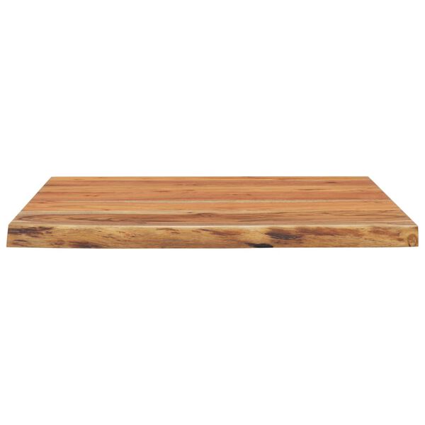 vidaXL Wall Shelf 40x40x2.5 cm Square Solid Wood Acacia Live Edge