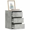 vidaXL Corner Chest of Drawers Concrete Grey 40x41x58 cm Engineered Wood