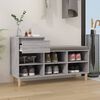 vidaXL Shoe Cabinet Grey Sonoma 102x36x60 cm Engineered Wood