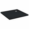 vidaXL Shower Base Tray with Dots 90 x 90 x 4 cm ABS Black