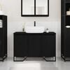 vidaXL Sink Cabinet Other Black Oak 91 x 35 x 60 cm Engineered wood
