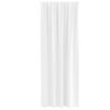 vidaXL Blackout Curtains with Rings 2 pcs Pure White 245 x 140 cm