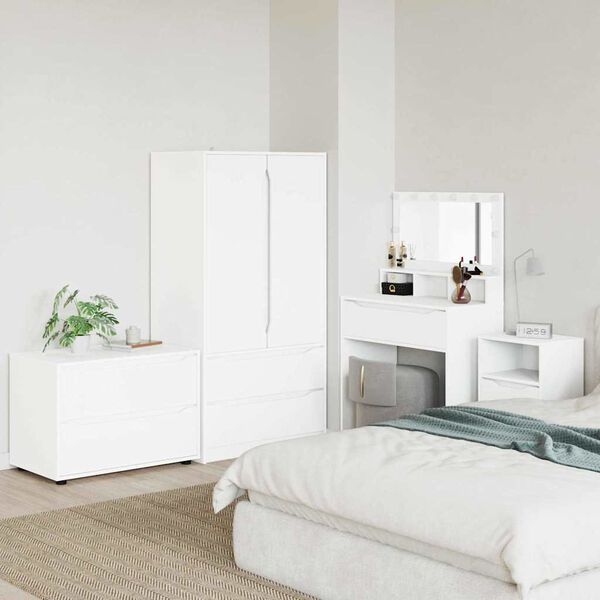 vidaXL Storage Cabinet White 80 x 48 x 57 cm Engineered Wood