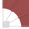 vidaXL Collapsible Balcony Side Awning Terracotta 140x140 cm